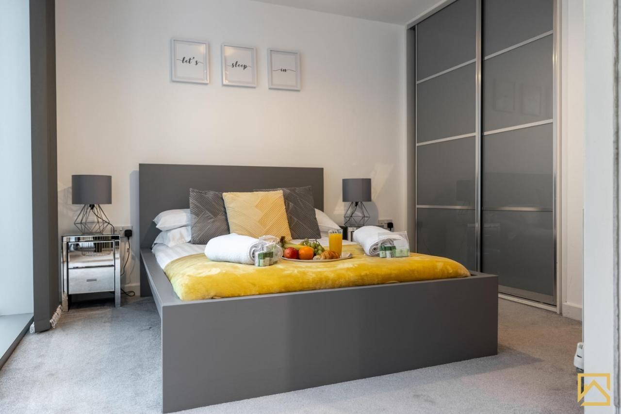 Modern 1 Bed In Central Mk, Free Parking, Smart Tv, Manhattan House By Valore Property Services Milton Keynes Zewnętrze zdjęcie