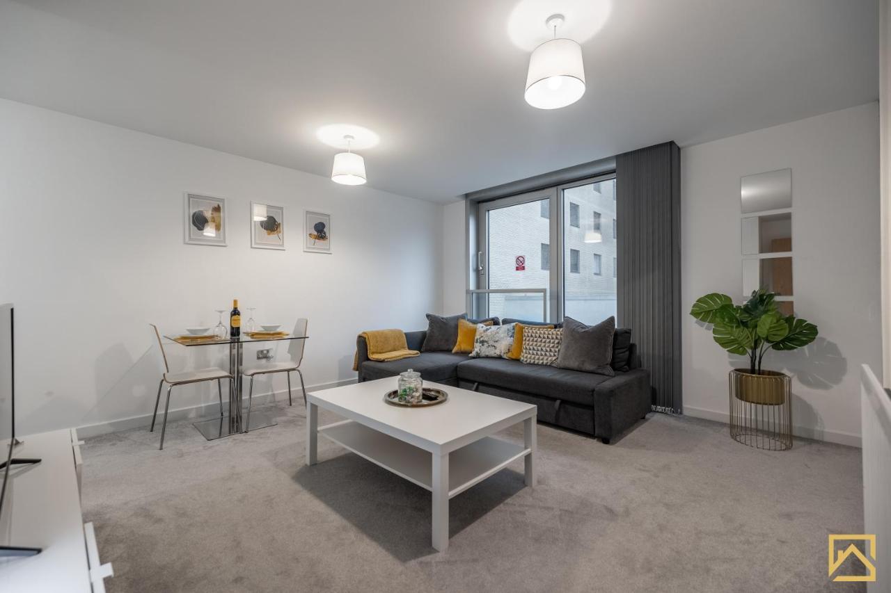 Modern 1 Bed In Central Mk, Free Parking, Smart Tv, Manhattan House By Valore Property Services Milton Keynes Zewnętrze zdjęcie