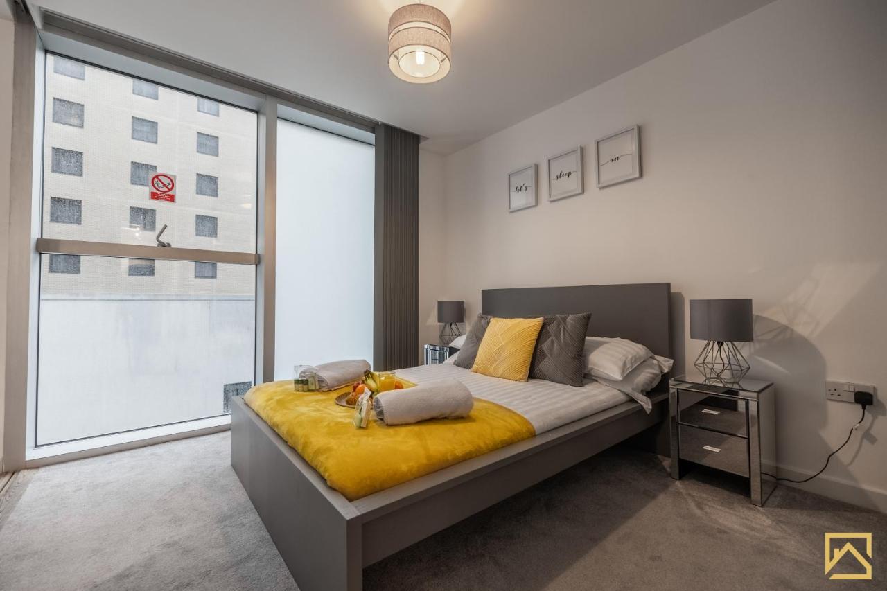 Modern 1 Bed In Central Mk, Free Parking, Smart Tv, Manhattan House By Valore Property Services Milton Keynes Zewnętrze zdjęcie
